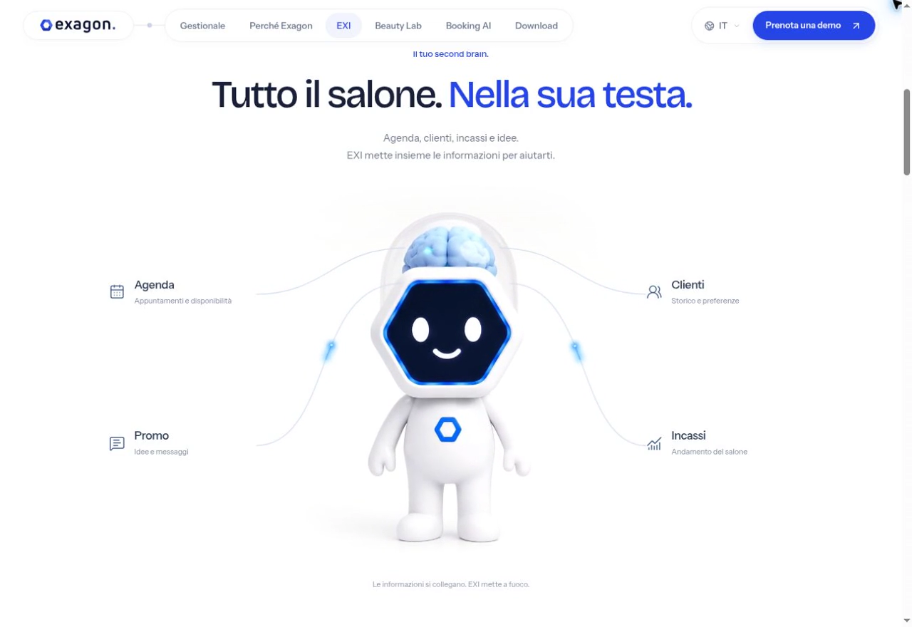 EXI collega le informazioni del salone in un unico cervello